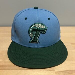 Tulane Green Wave The Game Vintage Fitted Cap Size 7 5/8